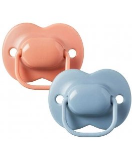 TOMMEE TIPPEE latex pacifiers, round 6-18 months, 2 pcs., 433533