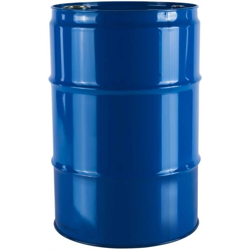 Beczkopol Plieninė statinė su nepašalinamu dangčiu 216,5L, mėlyna
