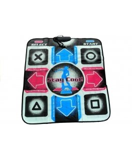 Lean Toys Mat Dancing Platform USB CD 80 cm x 90 cm