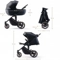 KINDERKRAFT universalus vežimėlis 3in1 PRIME 2 3IN1 MINK PRO VENEZIAN Juodas, KSPRIM02BLK300I KINDERKRAFT universalus vežimėlis 3in1 PRIME 2 3IN1 MINK PRO VENEZIAN Juodas, KSPRIM02BLK300I