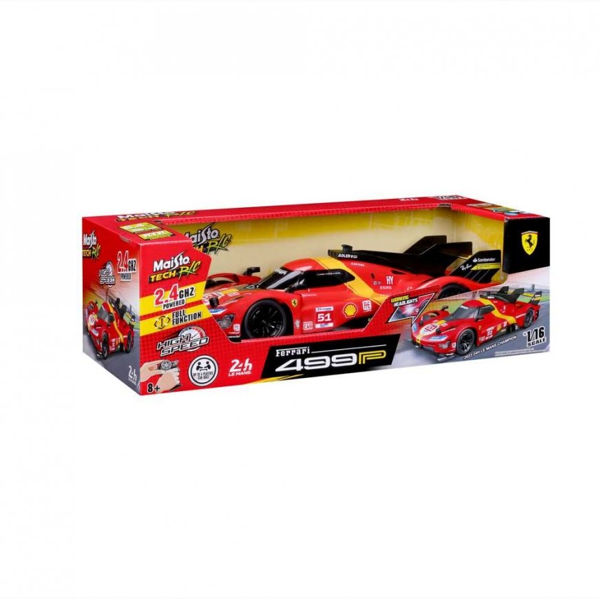 MAISTO TECH 1:16 RC automobilis Ferrari 499P 2023, 82861 – 3