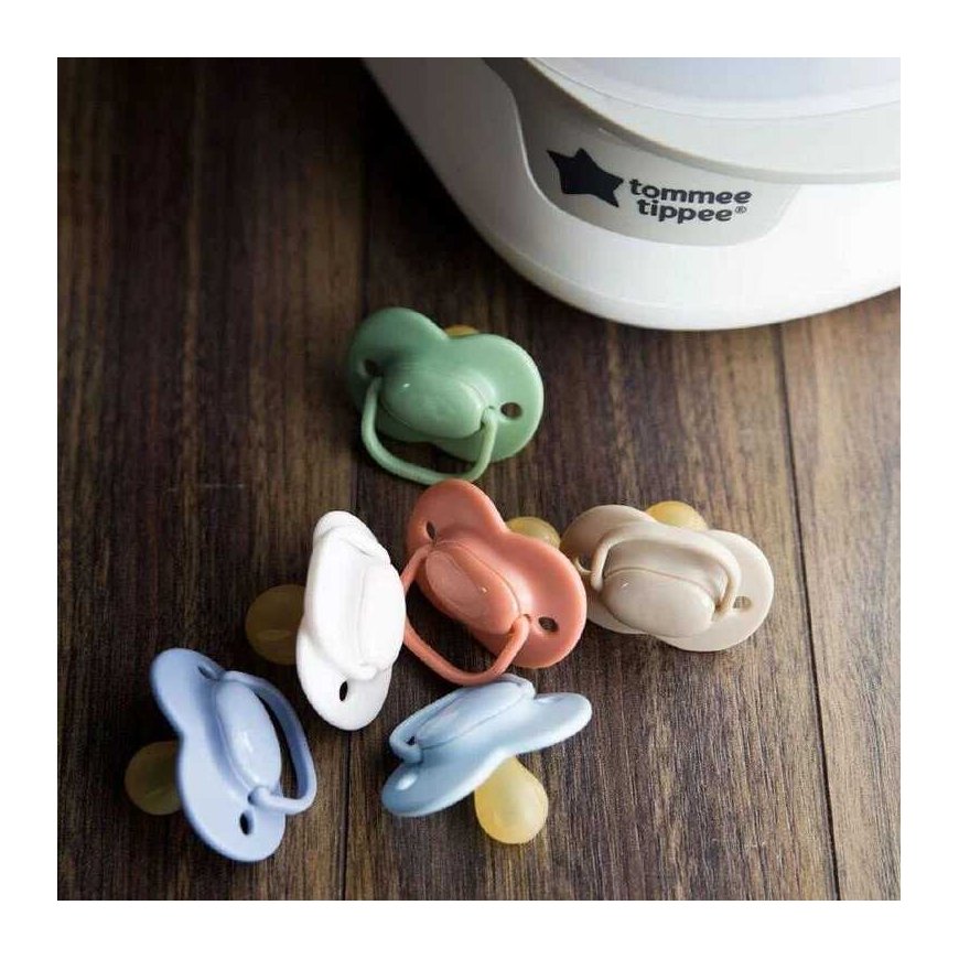 TOMMEE TIPPEE latex pacifiers, round 0-6 months, 2 pcs., 433532 – 2