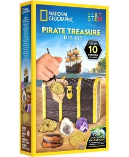 NATIONAL GEOGRAPHIC Pirate Treasure Dig Kit, RTCHESTDIG