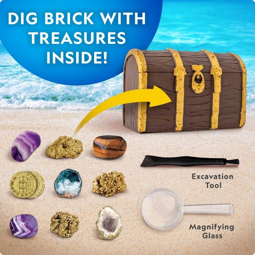 NATIONAL GEOGRAPHIC Pirate Treasure Dig Kit, RTCHESTDIG – 3