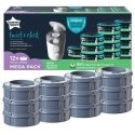 TOMMEE TIPPEE sauskelnių konteinerio kasetės Twist&Click 12 vnt, 85102212 TOMMEE TIPPEE sauskelnių konteinerio kasetės Twist&Click 12 vnt, 85102212