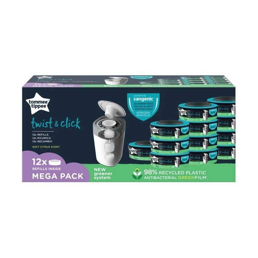 TOMMEE TIPPEE diaper container cassettes Twist&Click 12 pcs., 85102212 – 3