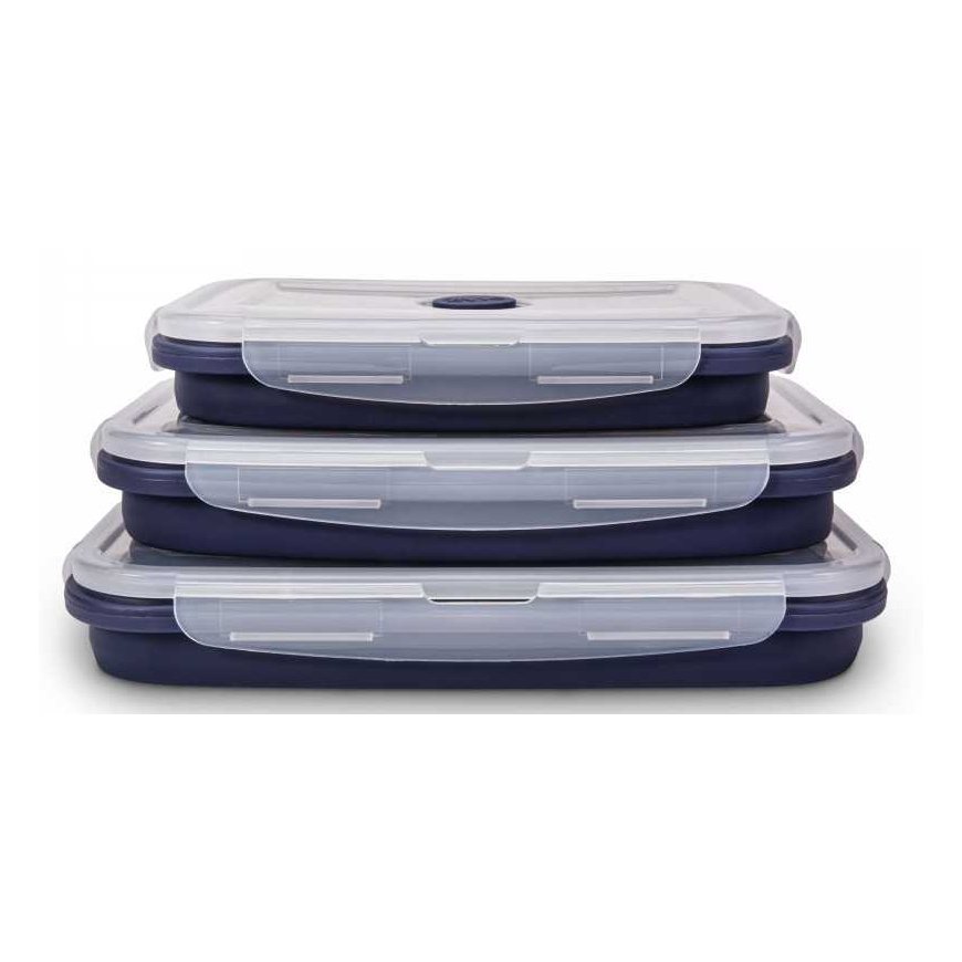 Zyle Collapsible Silicone Food Box Set, ZY291SBSET – 2