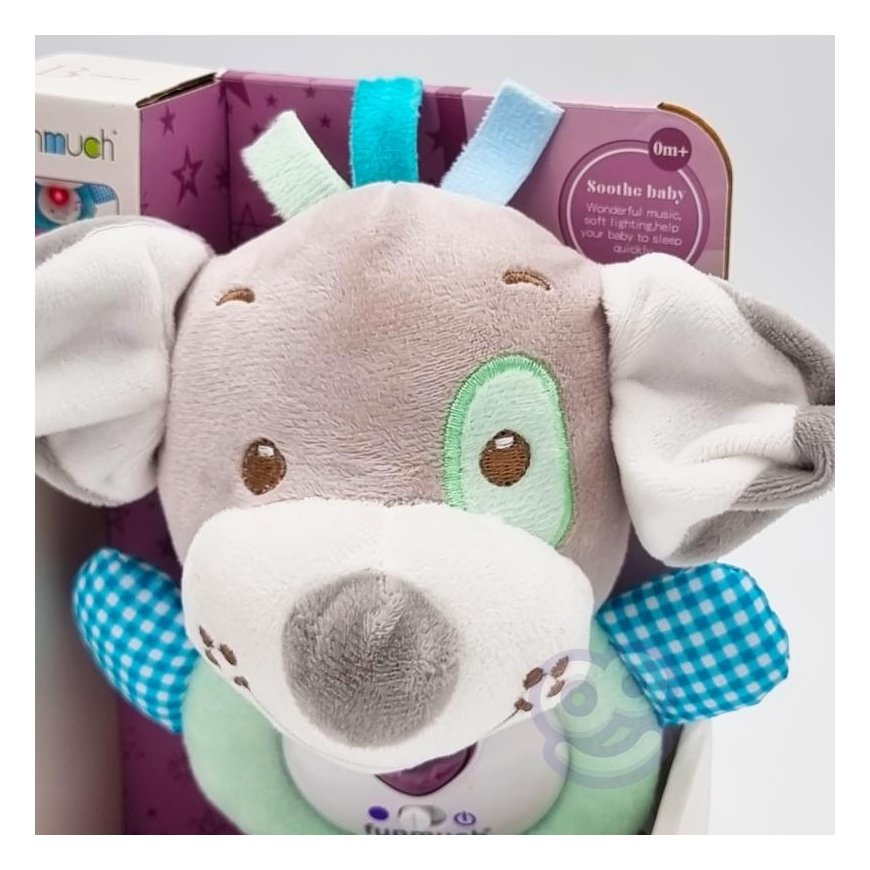 Interaktyvus minkštas žaislas migdukas - Šuniukas su šviesos ir garso efektais, Cuddly Toy iš Woopie – 3