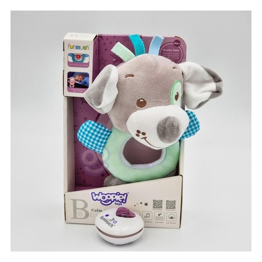 Interactive soft cuddly toy - Puppy with light and sound effects, Cuddly Toy from Woopie – 5