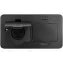 Orno Hermetyczne gniazdo elektryczne důvlezne, rectangular, IP55, black Orno Hermetyczne gniazdo elektryczne důvlezne, rectangular, IP55, black