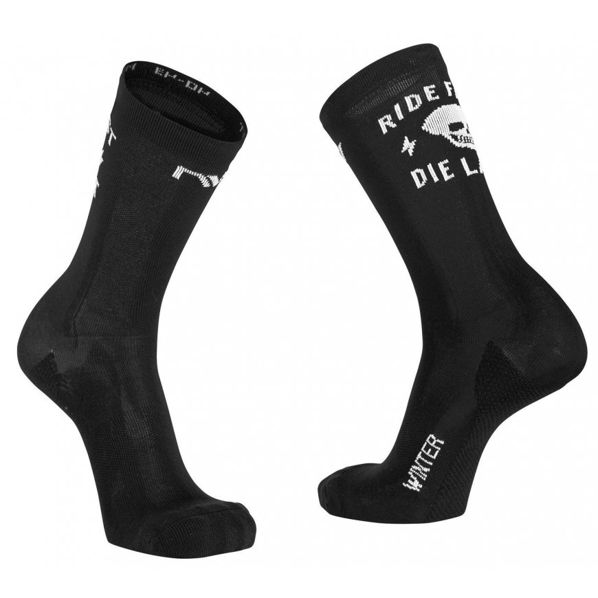 Socks Northwave Ride Fast Die Last Thermo black-M (40/43) – 2