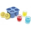 Hendi Silicone ice mold for 4 ice glasses, blue Hendi Silicone ice mold for 4 ice glasses, blue
