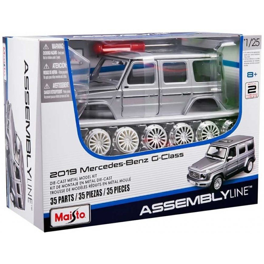 MAISTO DIE CAST 1:25 Surenkamas metalinio automobilio rinkinys 35pcs. Mercedes Benz G-Class 2019, 39536 – 5