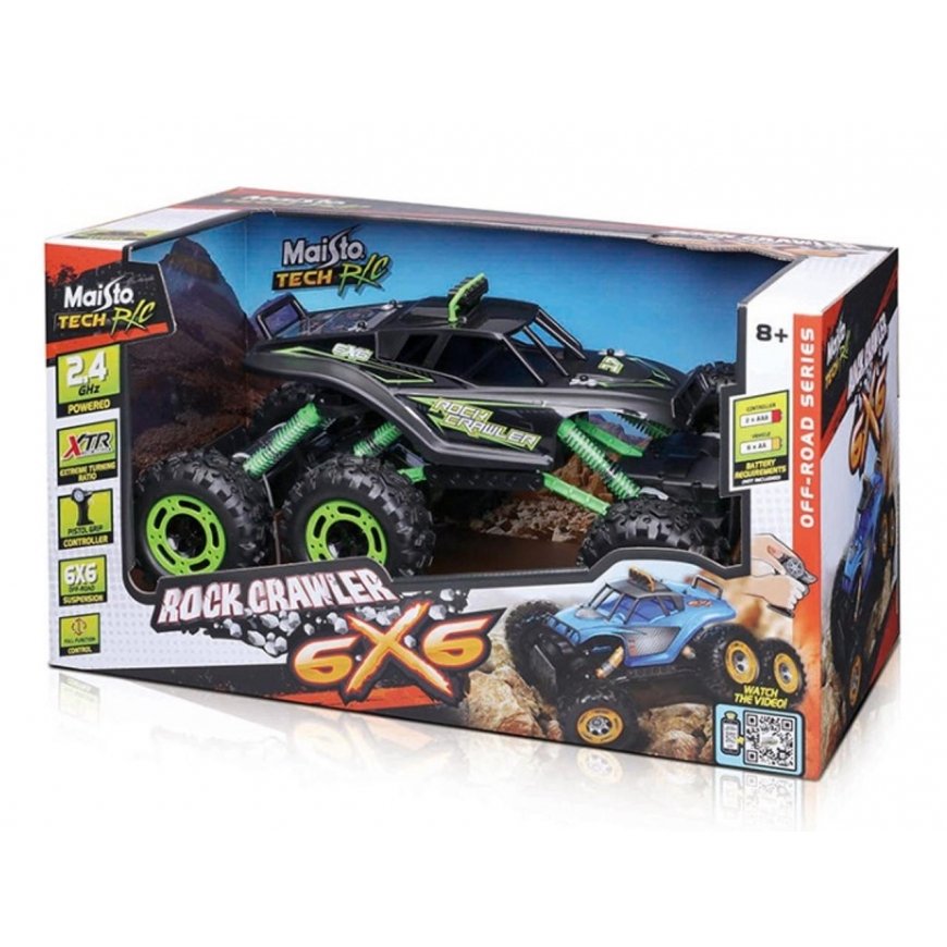 MAISTO TECH controlled car Rock Crawler 6x6, 82745 – 2