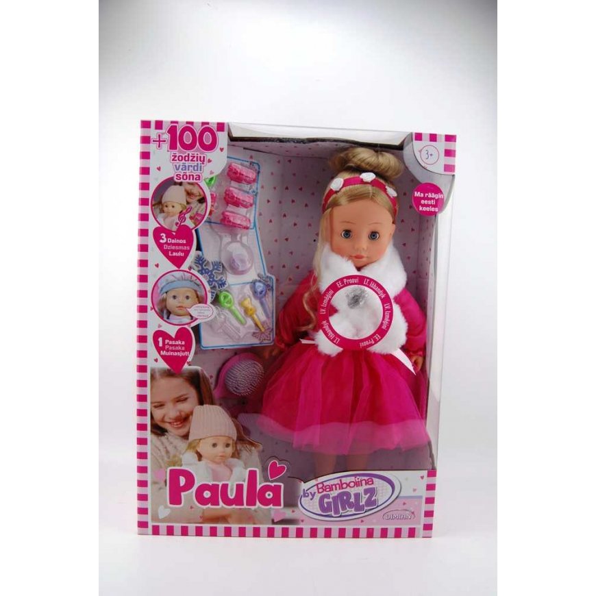 BAMBOLINA Estonian speaking doll Paula, BD1679CEE – 2