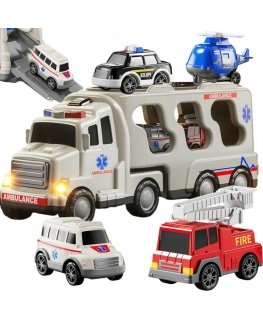 WOOPIE Laweta Drogowa set 5 Aut - Ambulance