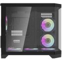 Darkflash Darflash FT418 kompiuterio dėklas + 6 aRGB ventiliatoriai (juodi)