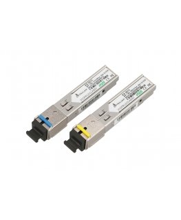 Extralink SFP WDM Модуль SFP 1.25G 1,25Gbps, 1310/1550nm, Одномодовый, 20km, SC, DOM, Пара