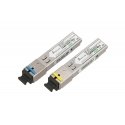 Extralink SFP 1.25G WDM 1310/1550NM SM 20KM SC - PAIR transiiverimoodul Valgusjuhe 1250 Mbit/s 1310 Extralink SFP 1.25G WDM 1310/1550NM SM 20KM SC - PAIR transiiverimoodul Valgusjuhe 1250 Mbit/s 1310