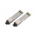 Extralink SFP 1.25G WDM 1310/1550NM SM 20KM SC - PAIR tinklo siųstuvų-imtuvų modulis Optinis pluošta Extralink SFP 1.25G WDM 1310/1550NM SM 20KM SC - PAIR tinklo siųstuvų-imtuvų modulis Optinis pluošta