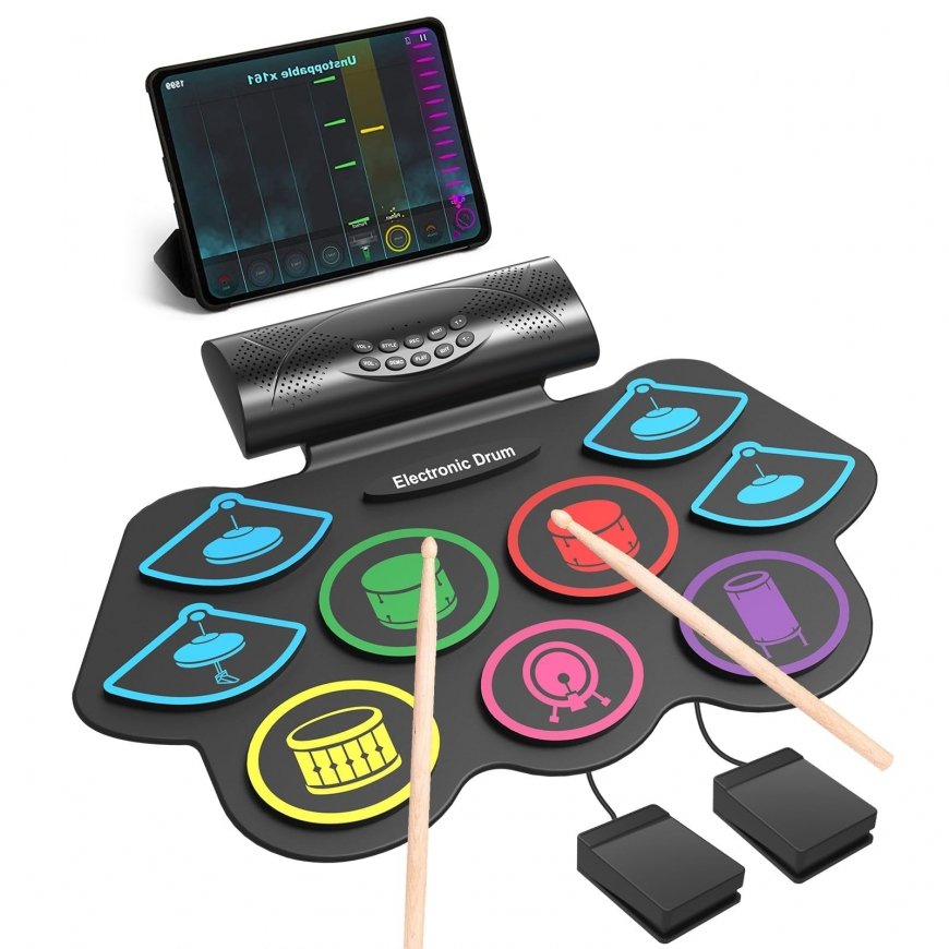 NN Roll Up Drum Pad - izvelkamas elektroniskās bungas – 2