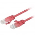 Patchcord cat.6 UTP 0.5M 10-pack fluke passed red