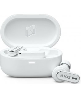 AKG N5 Hybrid in-ear headphones with active noise cancellation, white