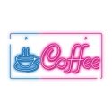 Forever Light Neon PLEXI LED COFFEE pink blue NNE11 Световая декоративная фигура