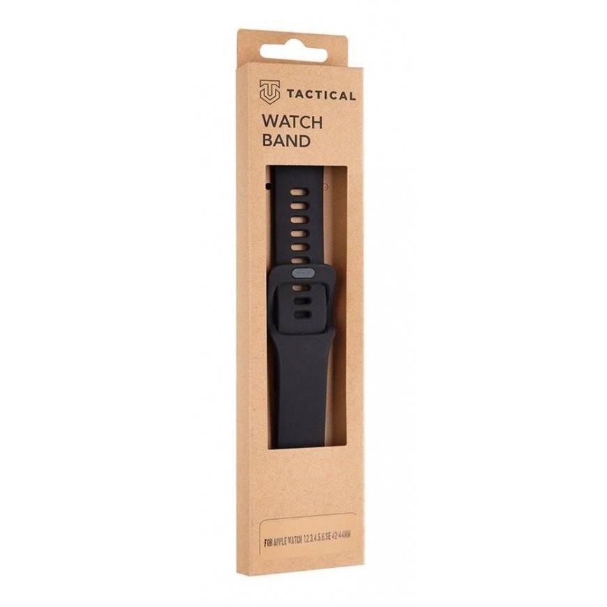Apple Watch 42mm / 44mm Silicone Band with Buckle Black
