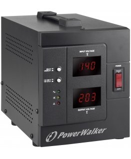 PowerWalker AVR 2000 SIV FR įtampos reguliatorius 2 AC išvestis(ys / čių) 110 - 280 V Juoda