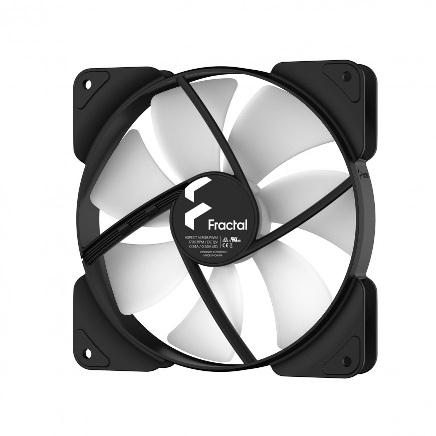 Fractal Design Aspect 14 RGB PWM Computer case Fan 14 cm Black 3 pc(s) – 4