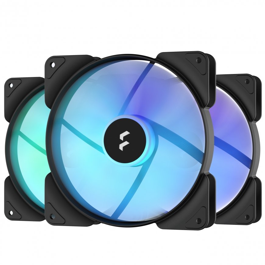 Fractal Design Aspect 14 RGB PWM Kompiuterio korpusui Ventiliatorius 14 cm Juoda 3 vnt – 5