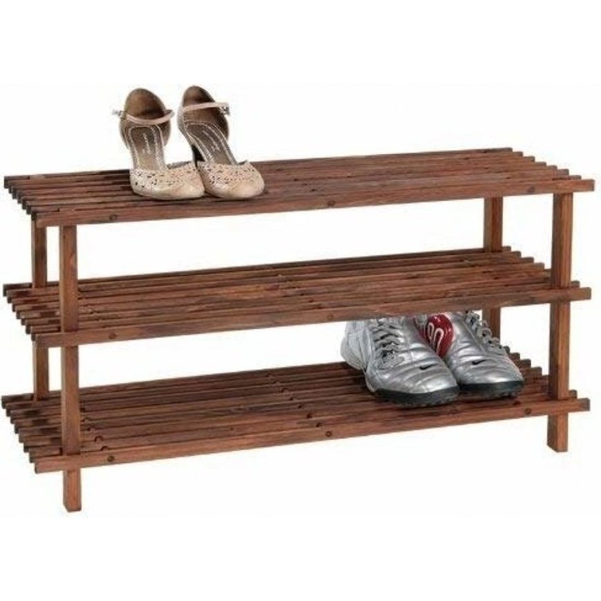Szafka na buty drewniana, 3 poziomy, KESPER – 2