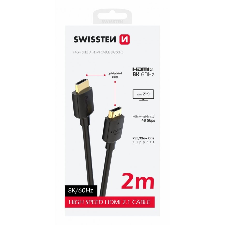 Swissten HDMI to HDMI 8K Cable