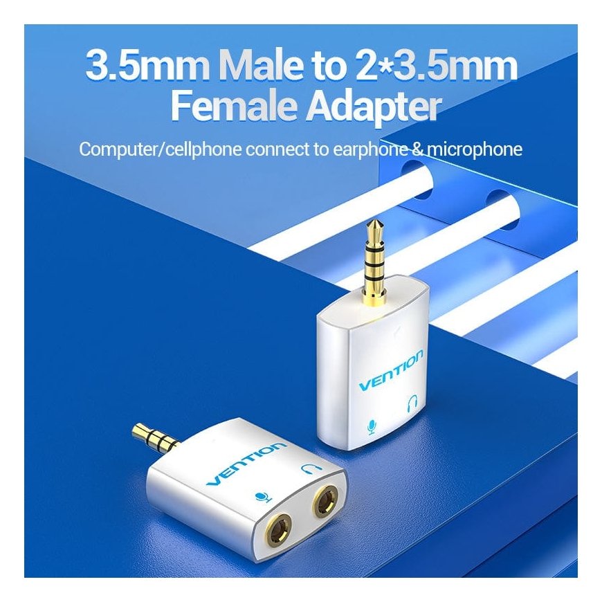 Vention BDBW0 audiosplitter Hõbe – 2