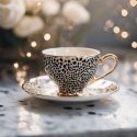 Detail Gold and silver metal cup Detail Gold and silver metal cup