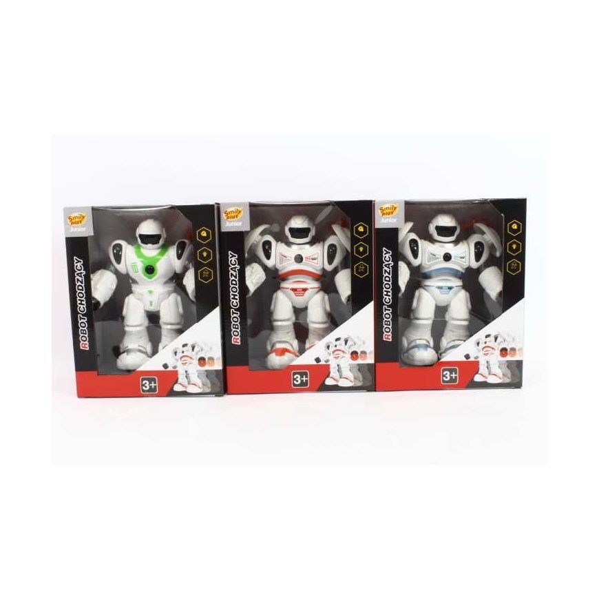 *AST.SMILY ROBOT walking św. dźw. White-BLUE