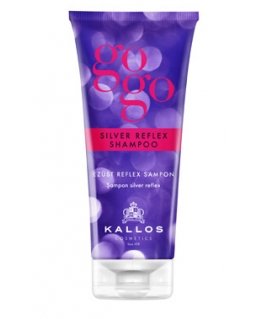 Kallos GOGO Silver Reflex Shampoo 200 ml Šampūns Neprofesionāls Sievietes