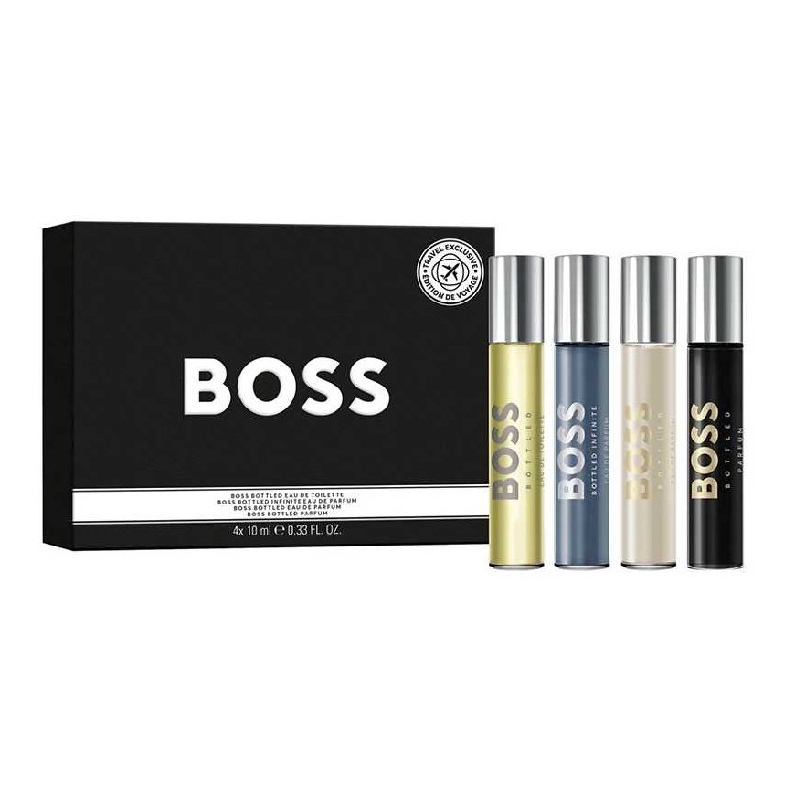 Hugo Boss Travel Exclusive kit miniature perfume for men 4x10ml