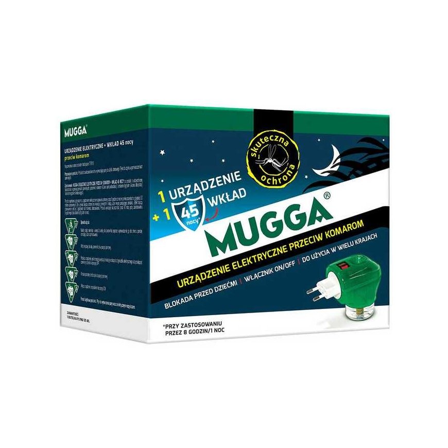 Mugga Electric device with Mugga mosquito