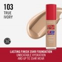 Rimmel Lasting Finish 35 Hour Foundation 103: True Ivory – For Light skin with Olive undertones 30 m Rimmel Lasting Finish 35 Hour Foundation 103: True Ivory – For Light skin with Olive undertones 30 m