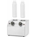 Hendi Electric bottle sauce warmer, double, 2 zones, 2x 650 ml, 200 W Hendi Electric bottle sauce warmer, double, 2 zones, 2x 650 ml, 200 W