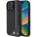Dėklas BMW BMHMP16S23PUTRK iPhone 16 6.1" juoda/juodas hardcase M Meshed Tricolor Stripes MagSafe Dėklas BMW BMHMP16S23PUTRK iPhone 16 6.1" juoda/juodas hardcase M Meshed Tricolor Stripes MagSafe