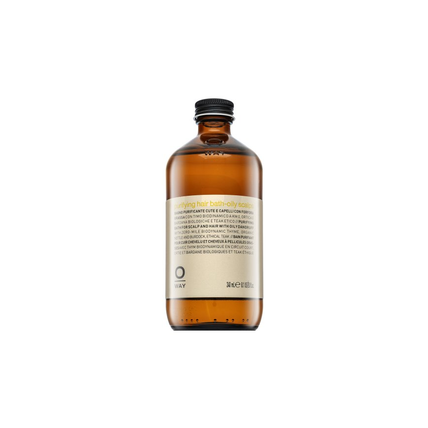 Oway Purifying Hair Bath-Oily Scalps valomoji vonelė galvos odai nuo riebių pleiskanų 240ml