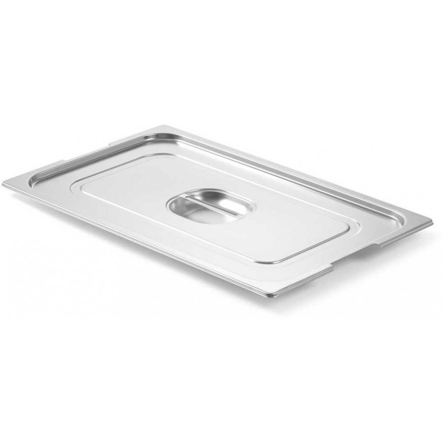 Hendi Stainless steel lid with cutout GN1/1 530x325mm, silver color