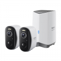 Baseus N1 Plus 2K Outdoor Camera Kit (White)