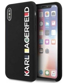 Case Karl Lagerfeld KLHCPXBHWHBK iPhone X/XS hardcase black/black Glossy Bauhaus