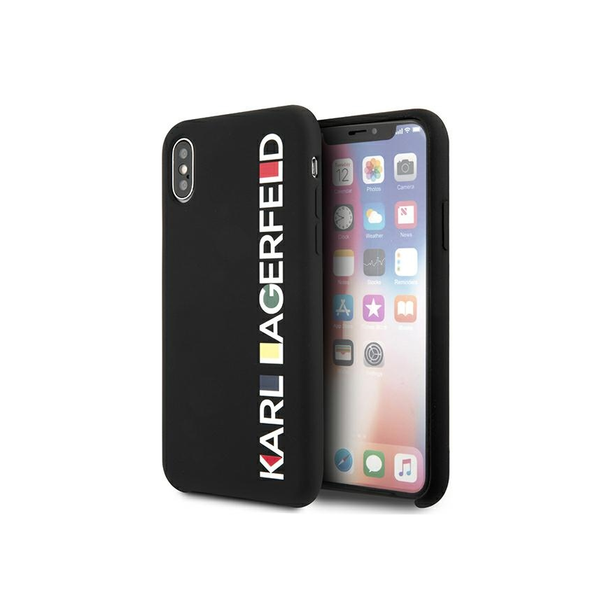 Dėklas Karl Lagerfeld KLHCPXBHWHBK iPhone X/XS hardcase juoda/juodas Glossy Bauhaus – 4