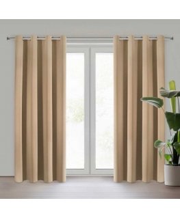 Eurofirany ZAS/ADLEY/BEIGE 135X250 TRANSL.