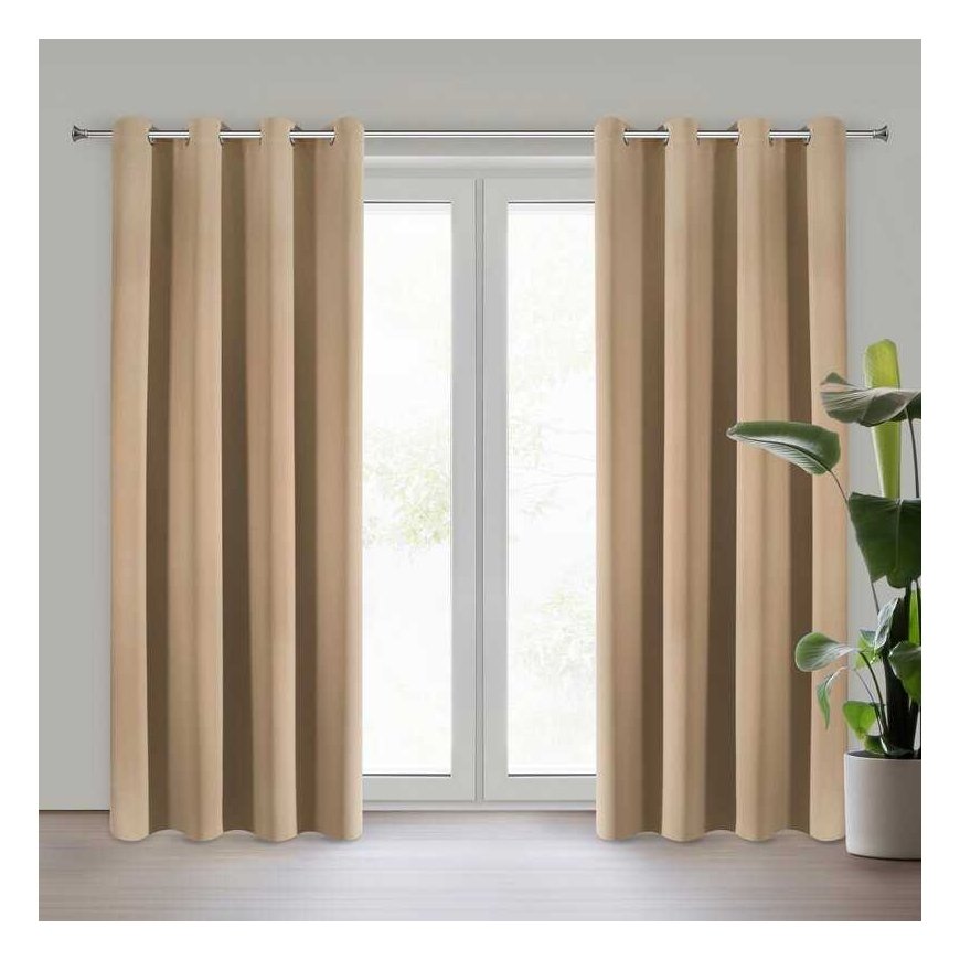 Eurofirany ZAS/ADLEY/BEŻ 135X250 PRZEL